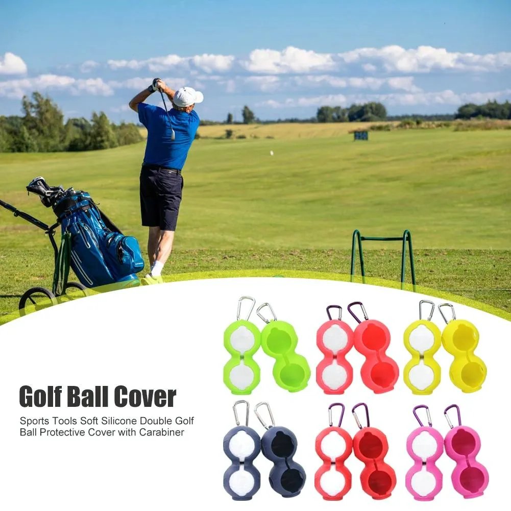 2-pack Golf Silicone Double-ball Protection Sleeves
