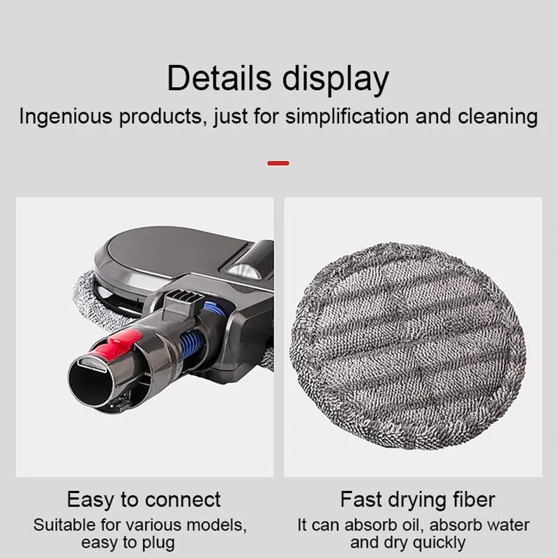 2-Pack Mop Cleaning Cloths | For Dyson X001 Mop Head