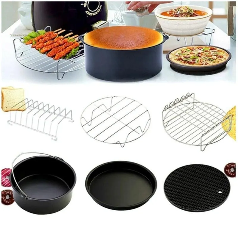 9 Inch Baking & Pizza Pan For 5.3 6.8Qt Air Fryers