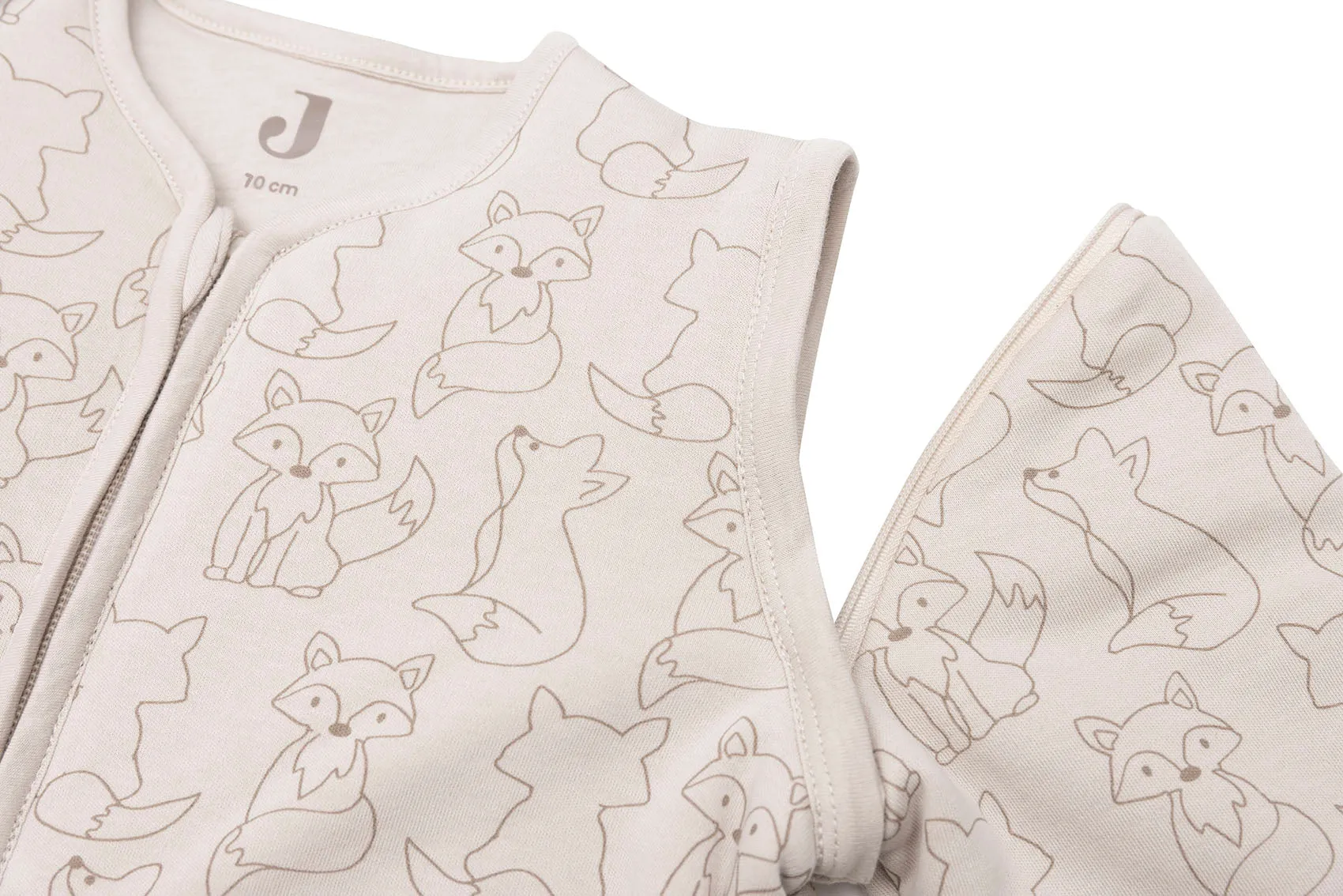Baby Sleeping Bag with Removable Sleeves 70cm Fox - Nougat