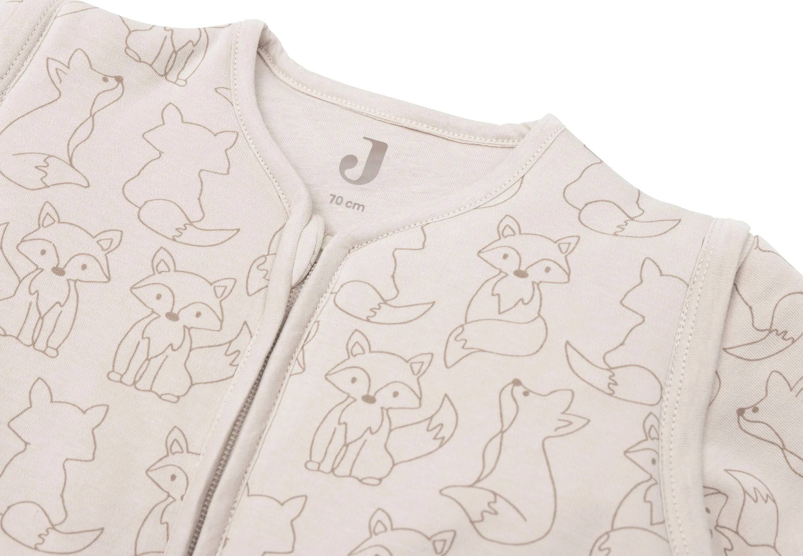 Baby Sleeping Bag with Removable Sleeves 70cm Fox - Nougat