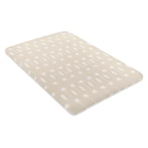 Babyletto Beach Bum All-Stages Bassinet Sheet in GOTS Certified Organic Muslin Cotton