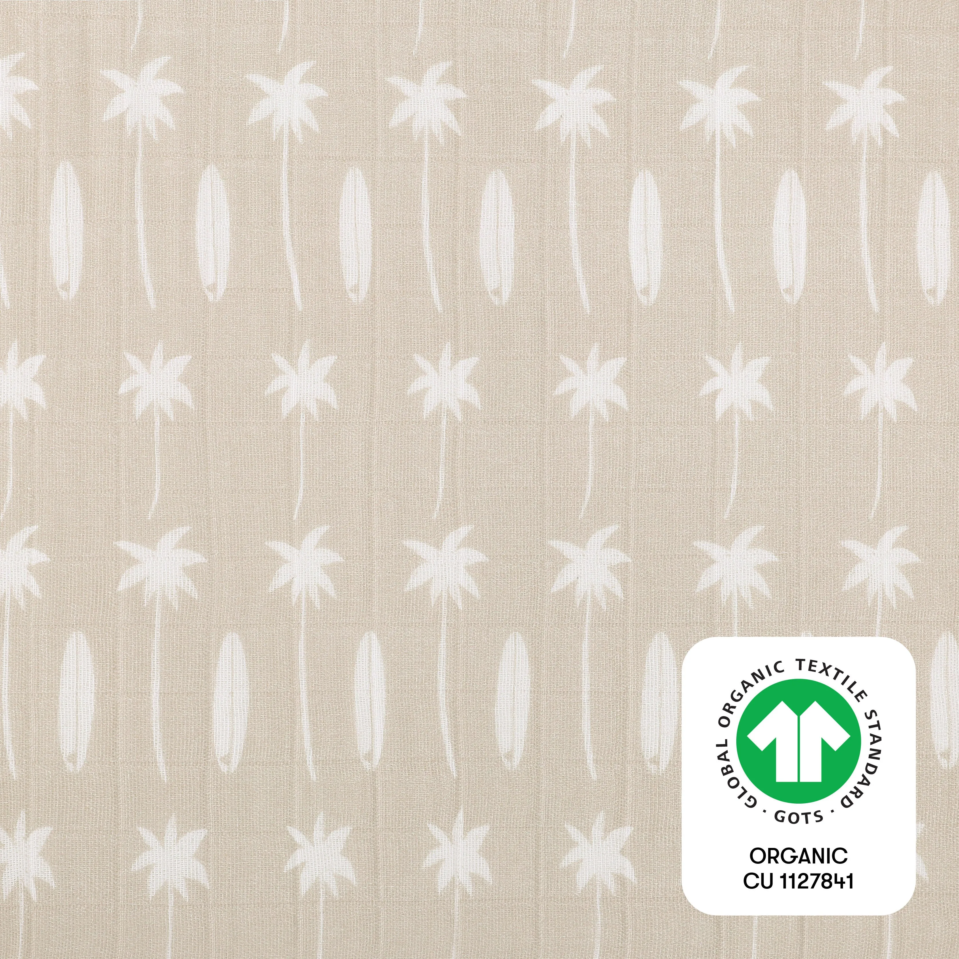 Babyletto Beach Bum All-Stages Bassinet Sheet in GOTS Certified Organic Muslin Cotton