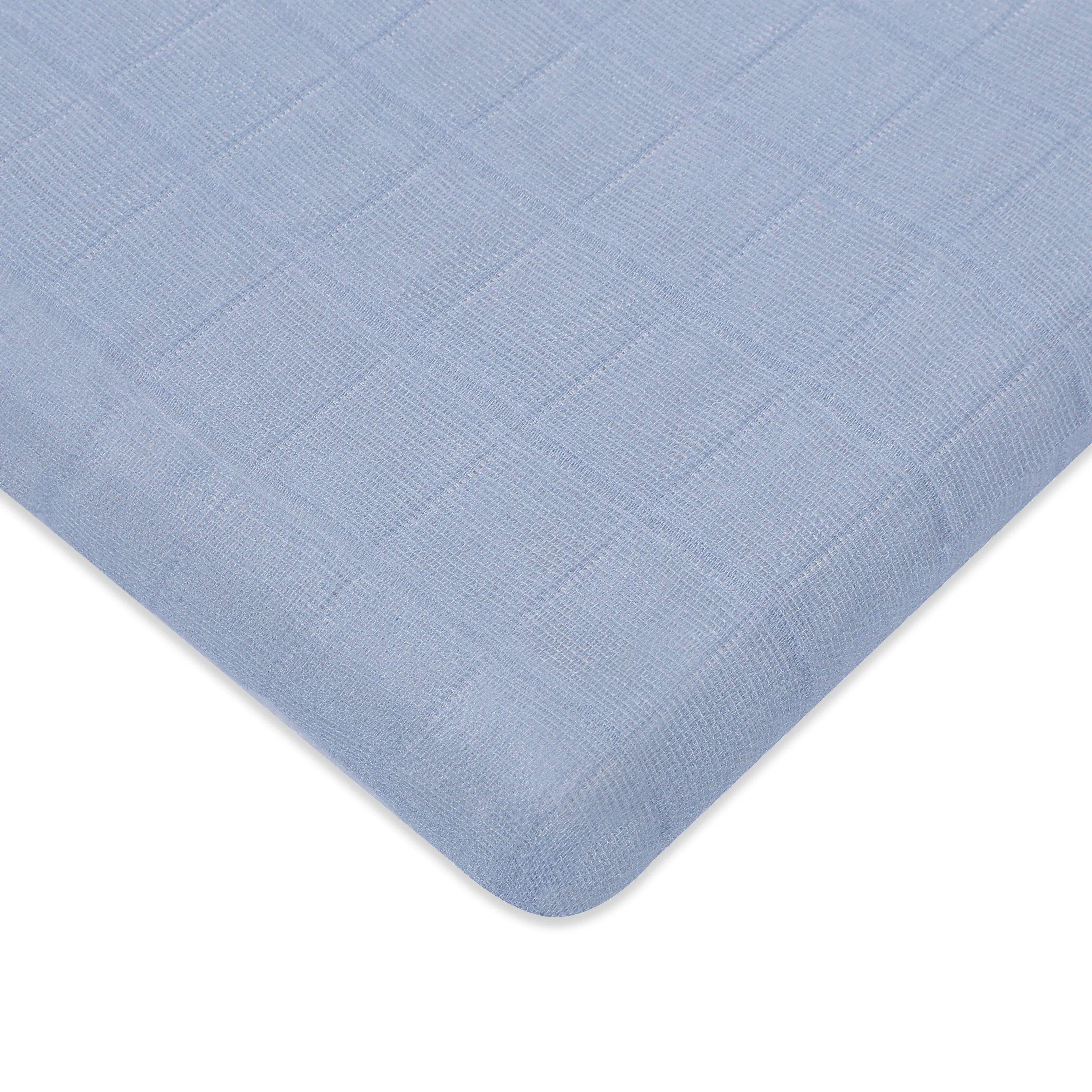Babyletto Dewdrop All-Stages Bassinet Sheet in GOTS Certified Organic Muslin Cotton