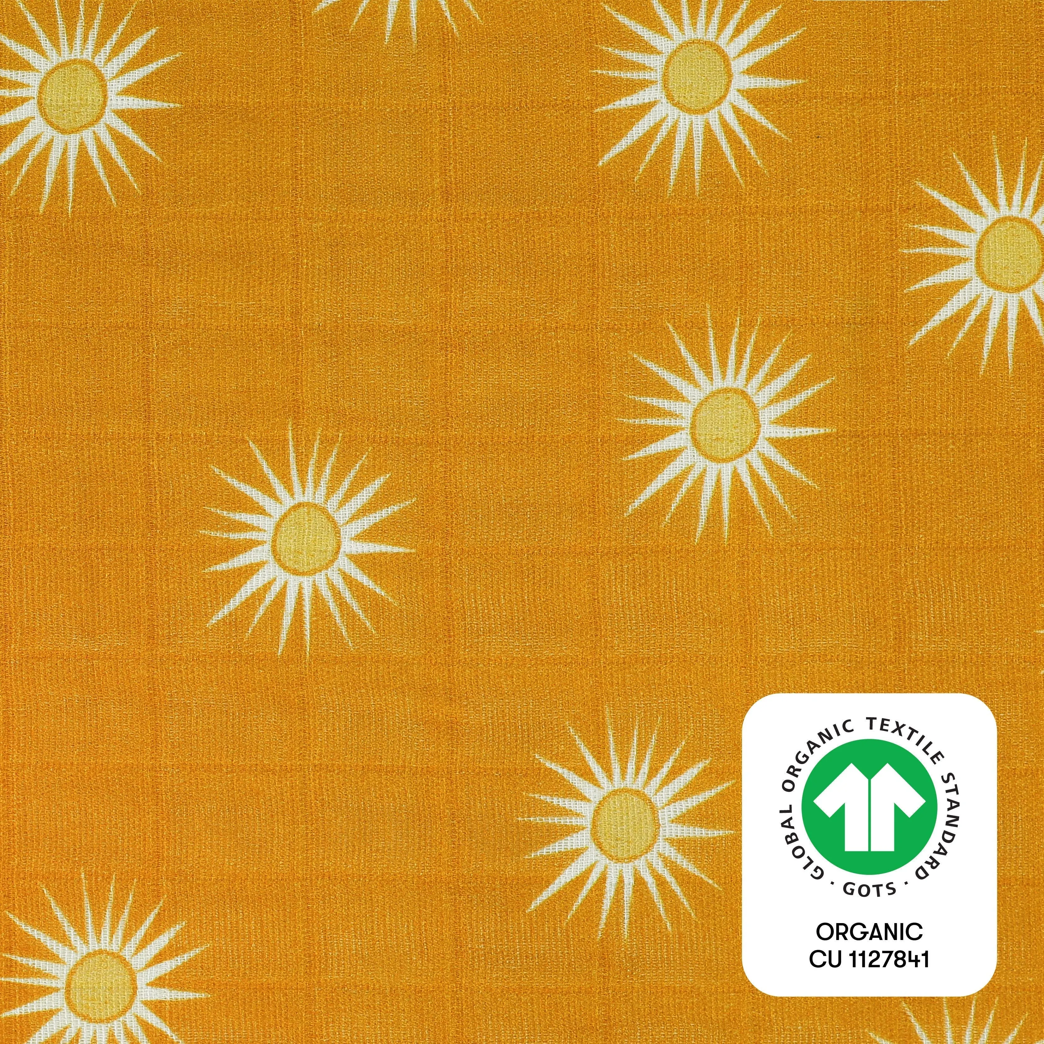 Babyletto Golden Hour All-Stages Bassinet Sheet in GOTS Certified Organic Muslin Cotton