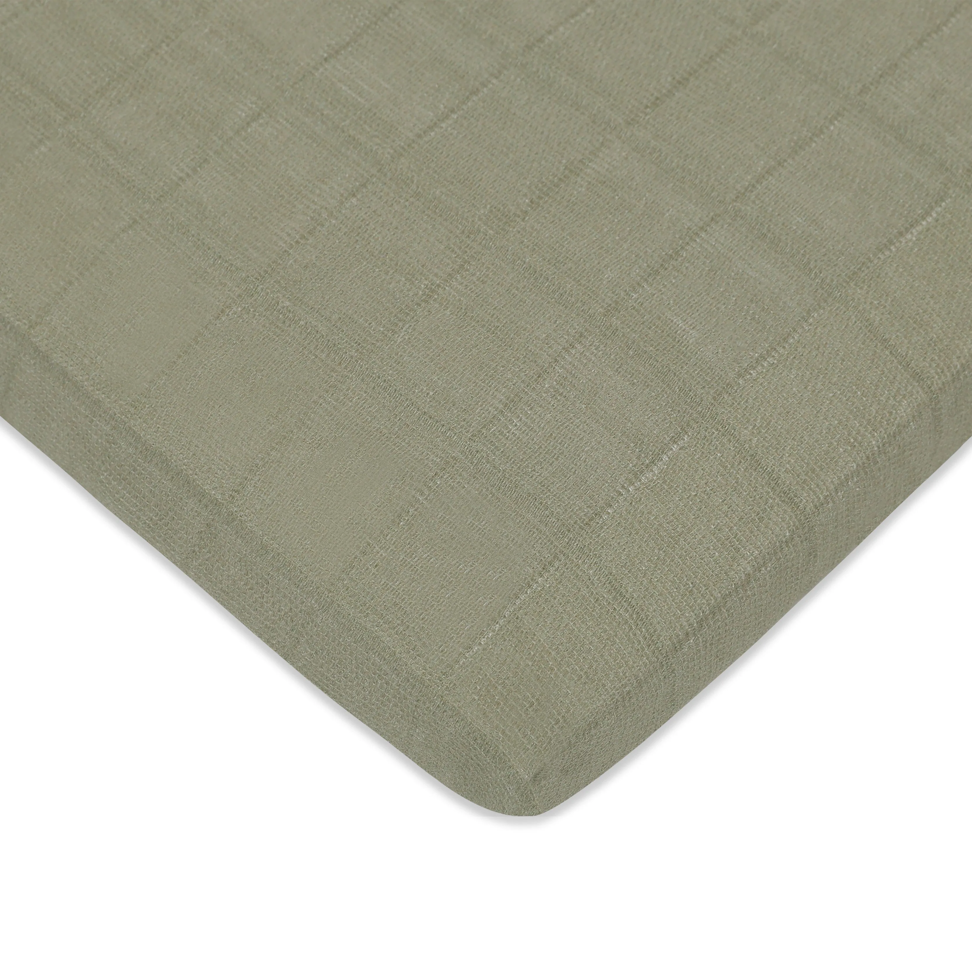 Babyletto Matcha All-Stages Bassinet Sheet in GOTS Certified Organic Muslin Cotton
