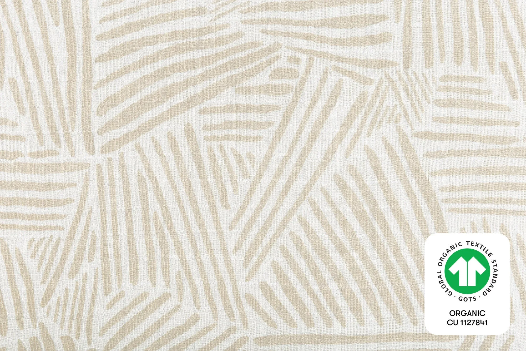 Babyletto Oat Stripe Muslin All-Stages Bassinet Sheet in GOTS Certified Organic Cotton