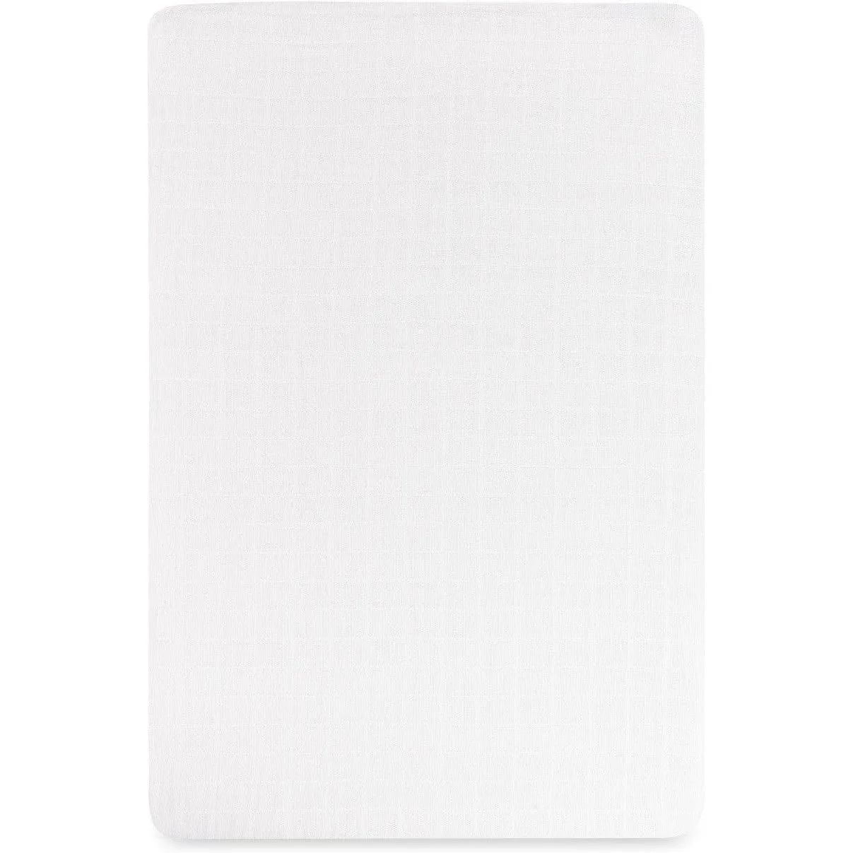 Babyletto Plain White Muslin All-Stages Bassinet Sheet in GOTS Certified Organic Cotton