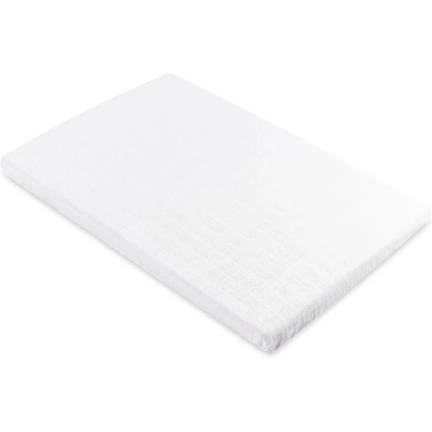Babyletto Plain White Muslin All-Stages Bassinet Sheet in GOTS Certified Organic Cotton