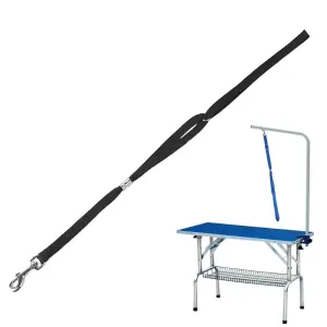 Black Pet Bath & Grooming Table Traction Rope