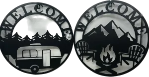 Black Silhouette Plaques