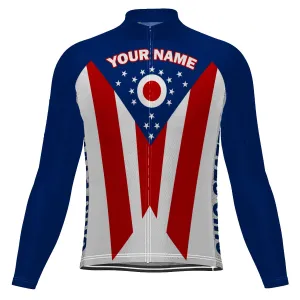 Customized Ohio Winter Thermal Fleece Long Sleeve For Men