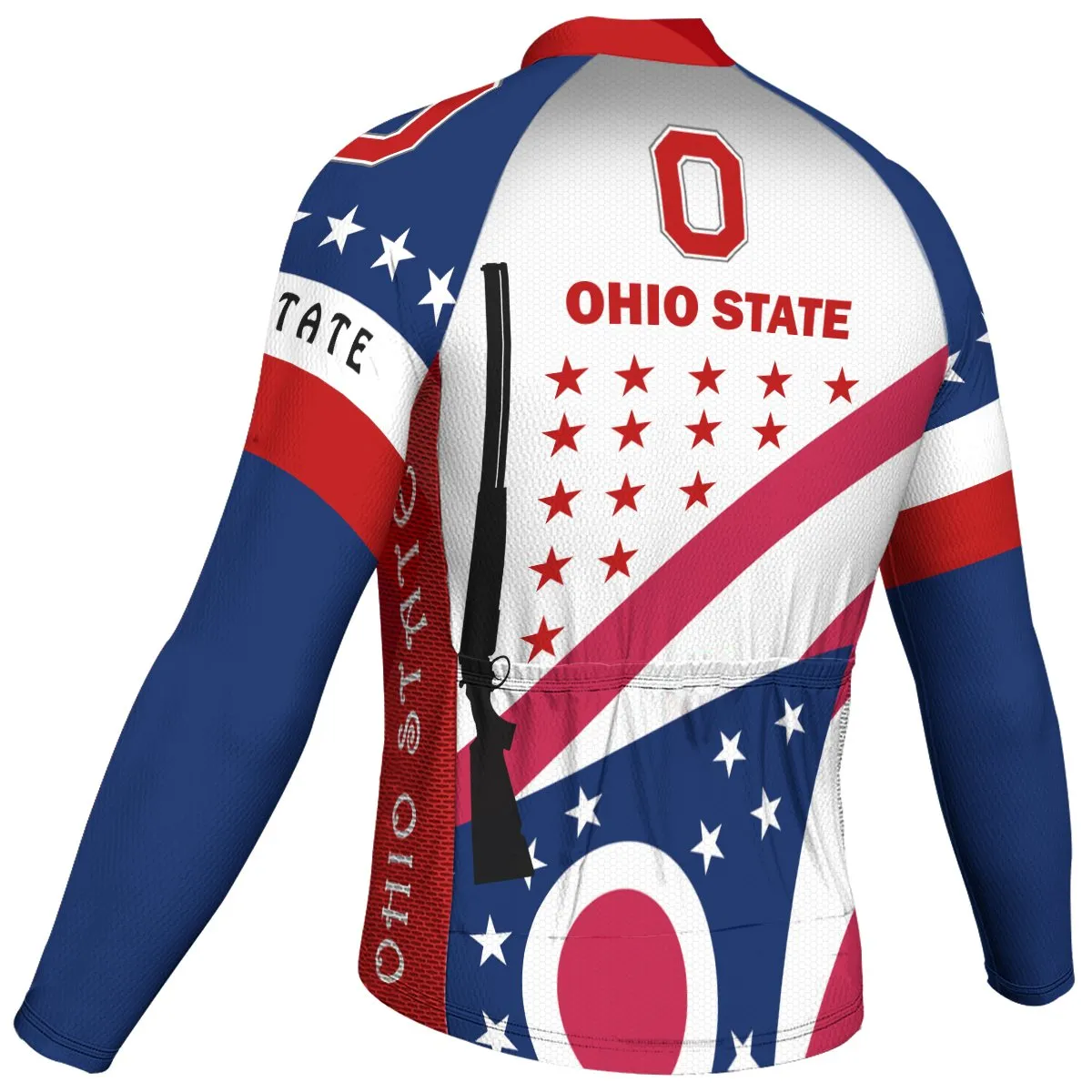 Customized Ohio Winter Thermal Fleece Long Sleeve For Men