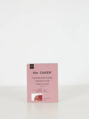 Flourless Dark Chocolate Gold Leaf Cake Kit
