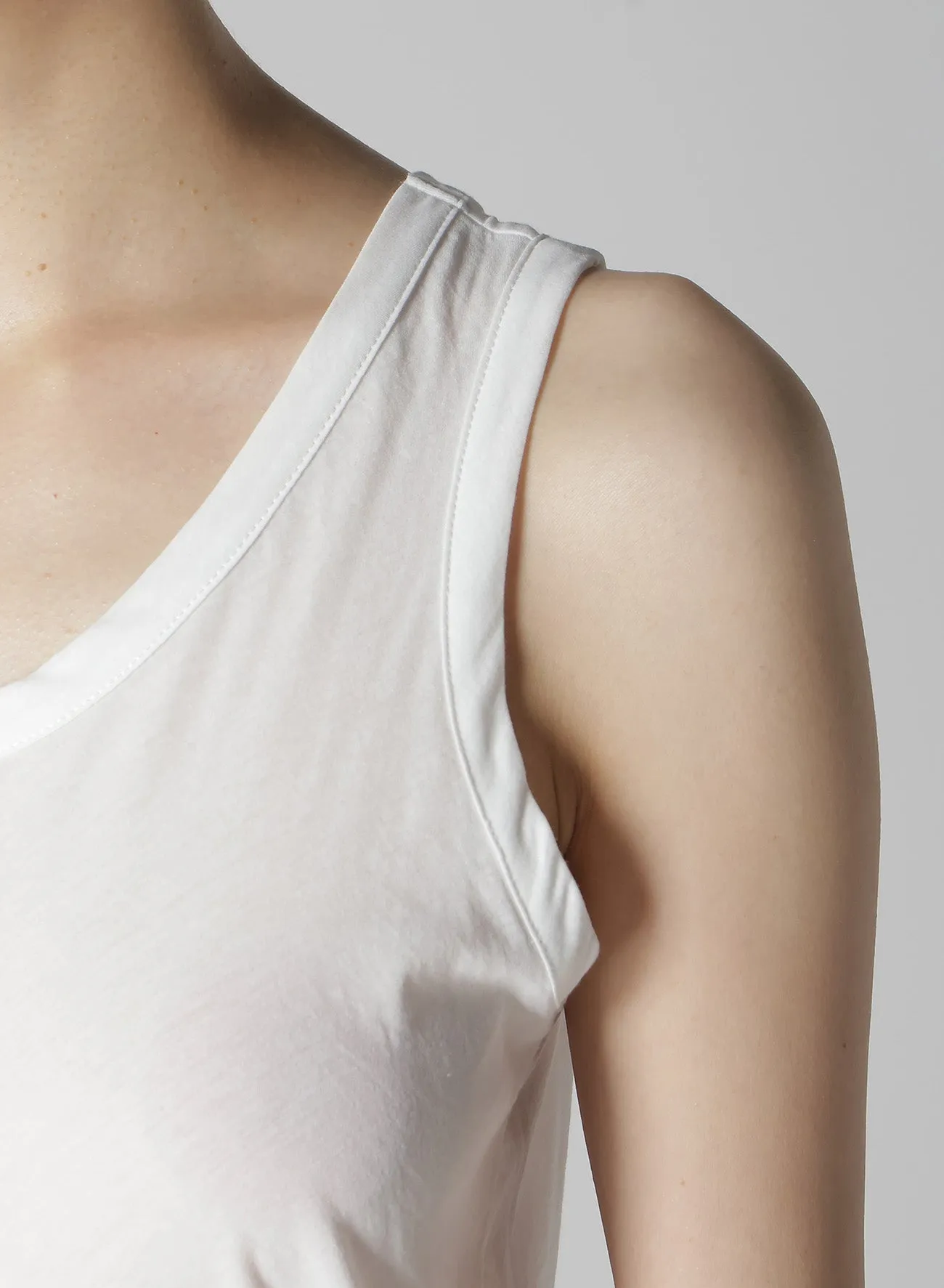 HIGH GAUGE COTTON JERSEY TANK TOP