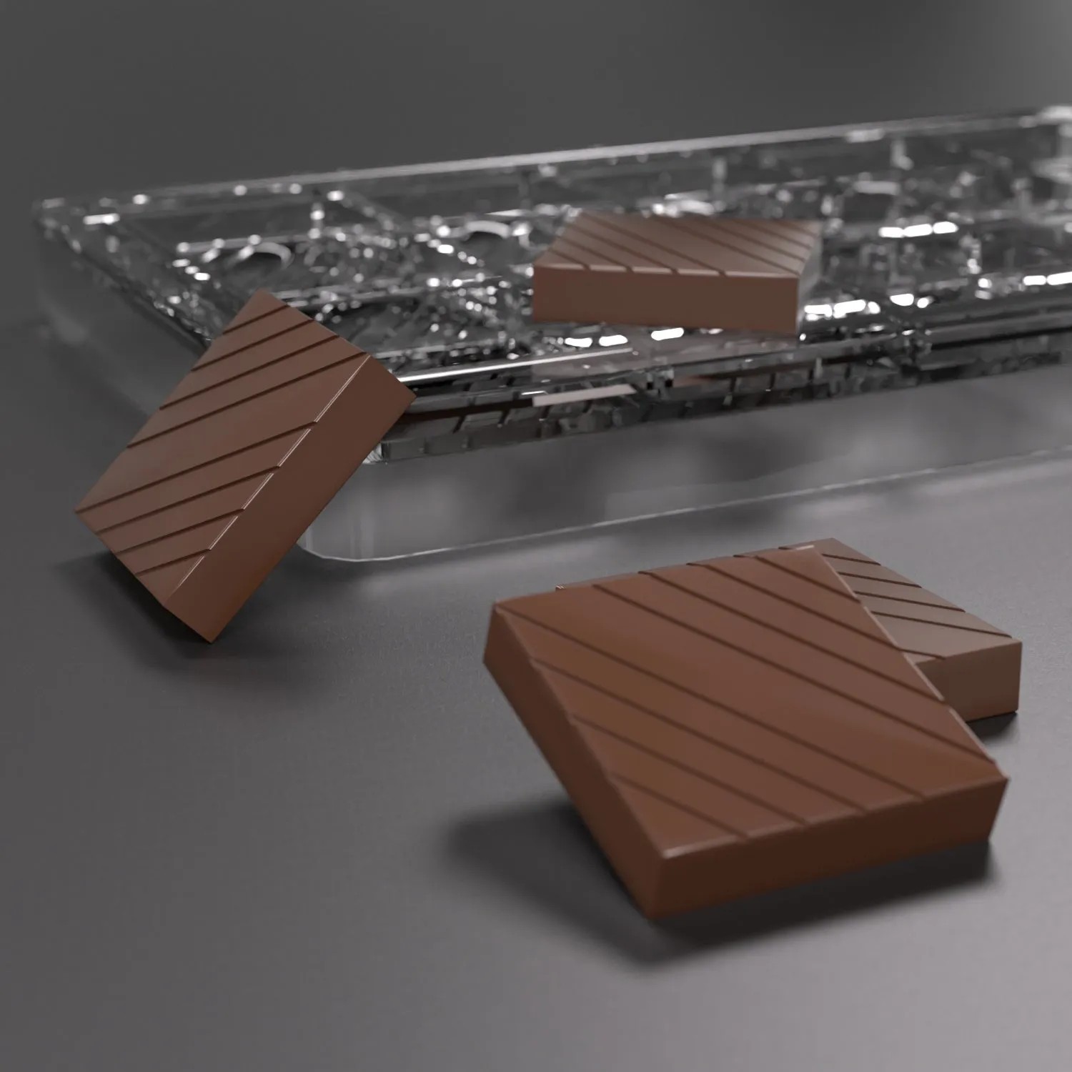Industrial Polycarbonate Chocolate Pieces Depositor Mold