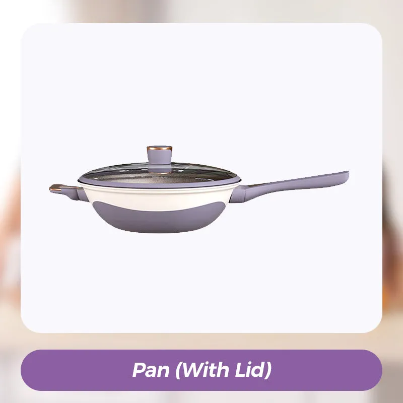 Limited Time 50% OFF Titanium Non-Stick Low-Pressure Pan Set