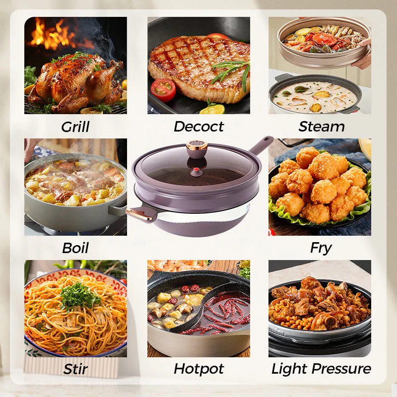 Limited Time 50% OFF Titanium Non-Stick Low-Pressure Pan Set