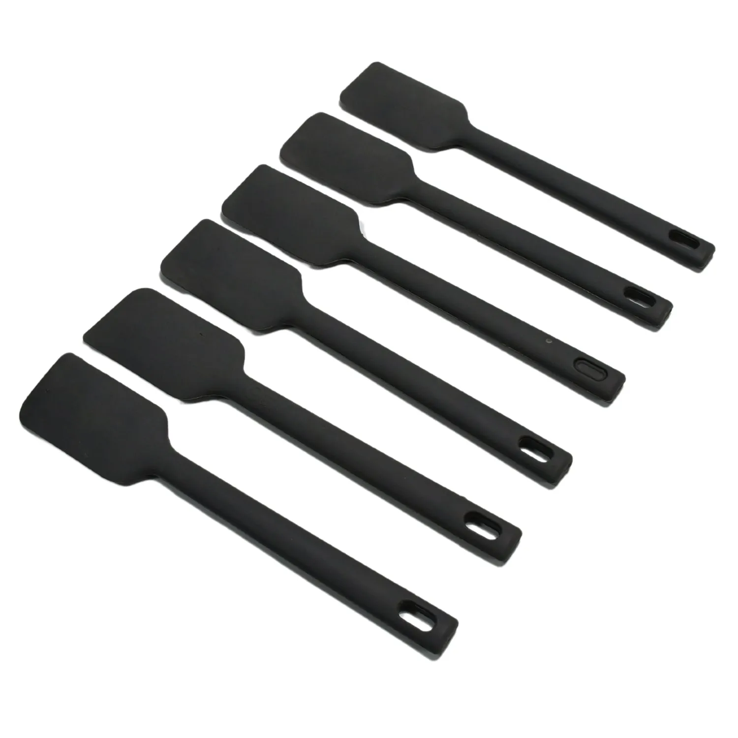 Multipurpose Silicone Spoon, Silicone Basting Spoon Non-Stick Kitchen Utensils Household Gadgets Heat-Resistant Non Stick Spoons Kitchen Cookware Items ForCooking and Baking (6 Pcs Set)