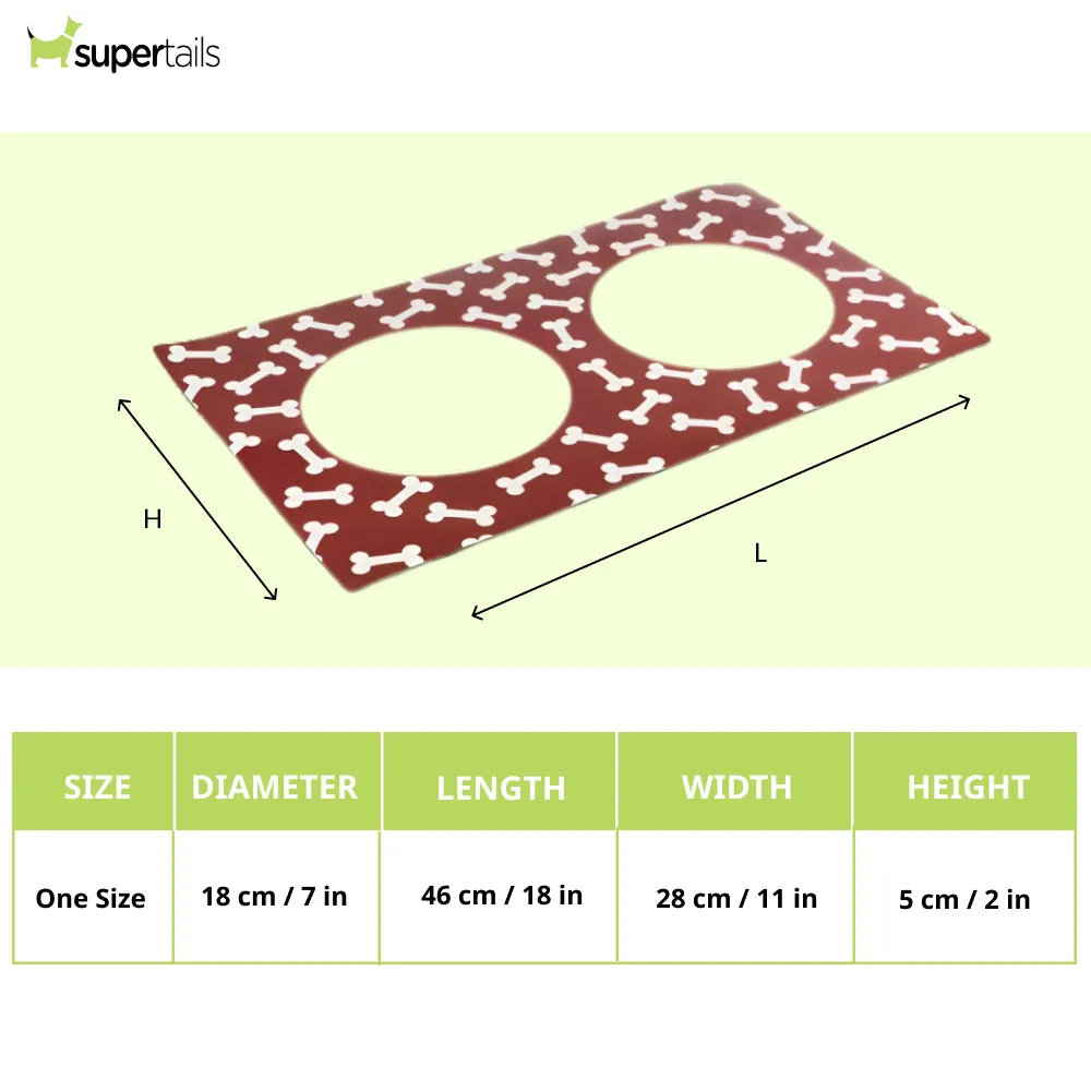Pawpourri Saty On Mat for Dogs and Cats (Red)