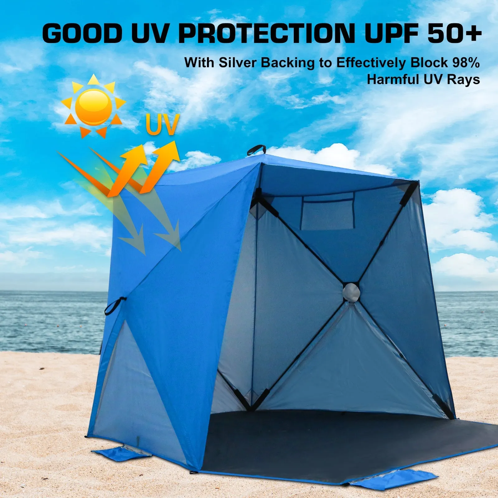 Pop Up Beach Tent, Portable Sun Shelter