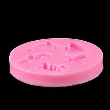 Sea Dolphin / Hippocampus Starfish Pink Silicone Mold