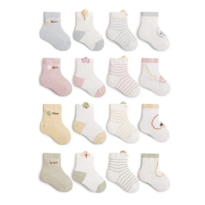 Shirley Summer Kids Socks [Set of 4]