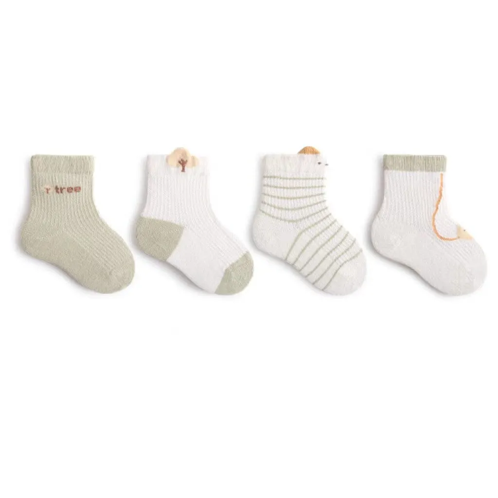 Shirley Summer Kids Socks [Set of 4]