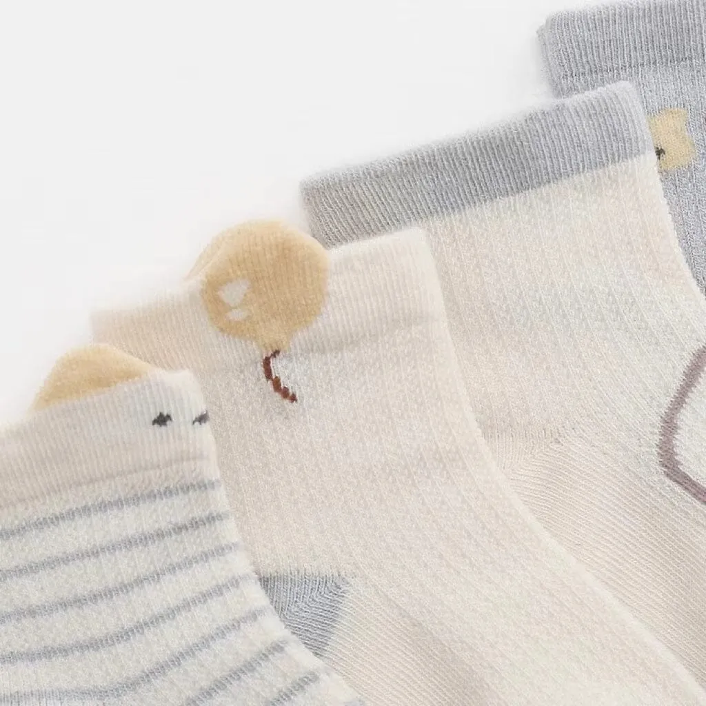 Shirley Summer Kids Socks [Set of 4]