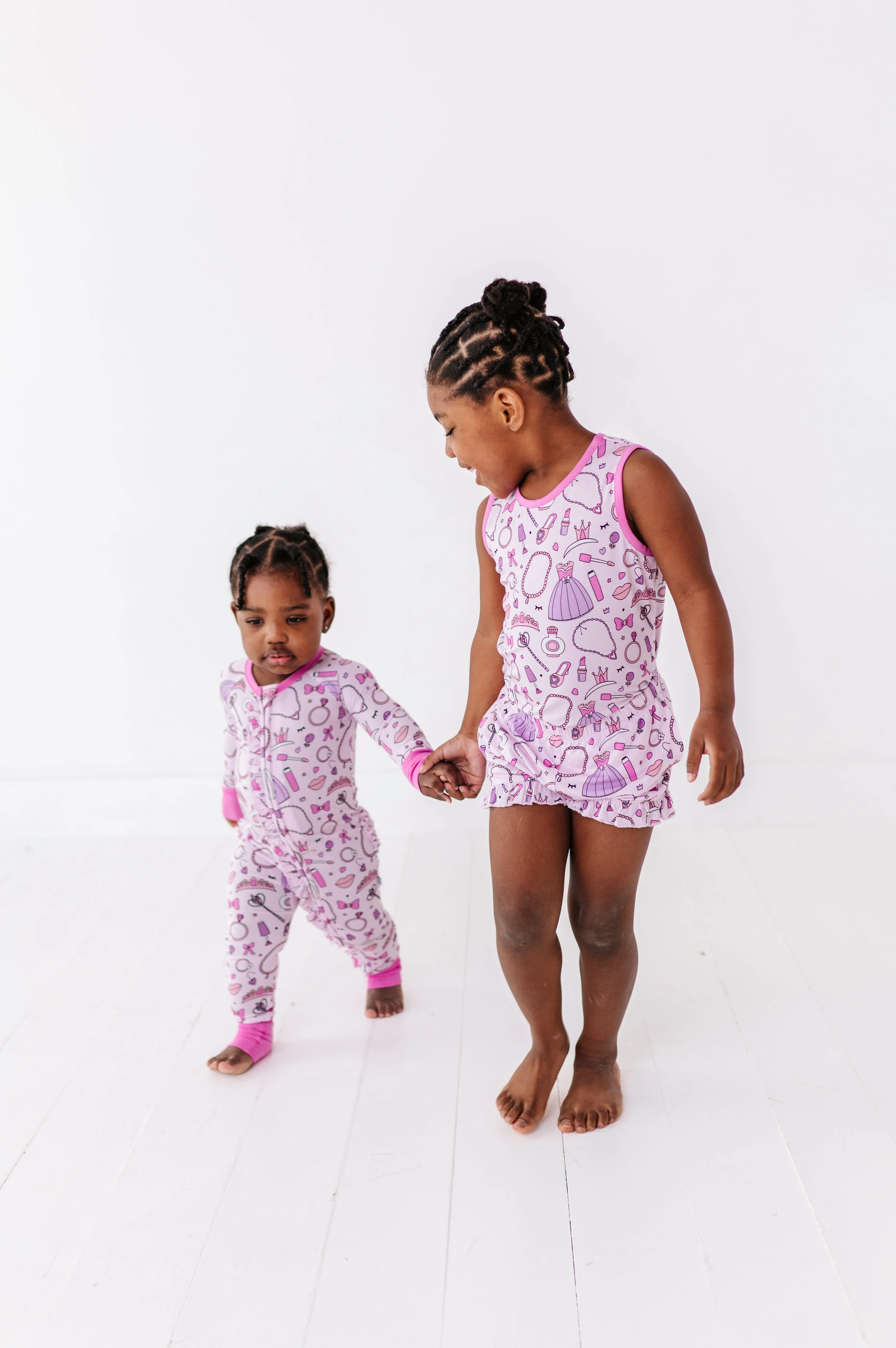 Sleeping Cutie Convertible Footies with Ruffle