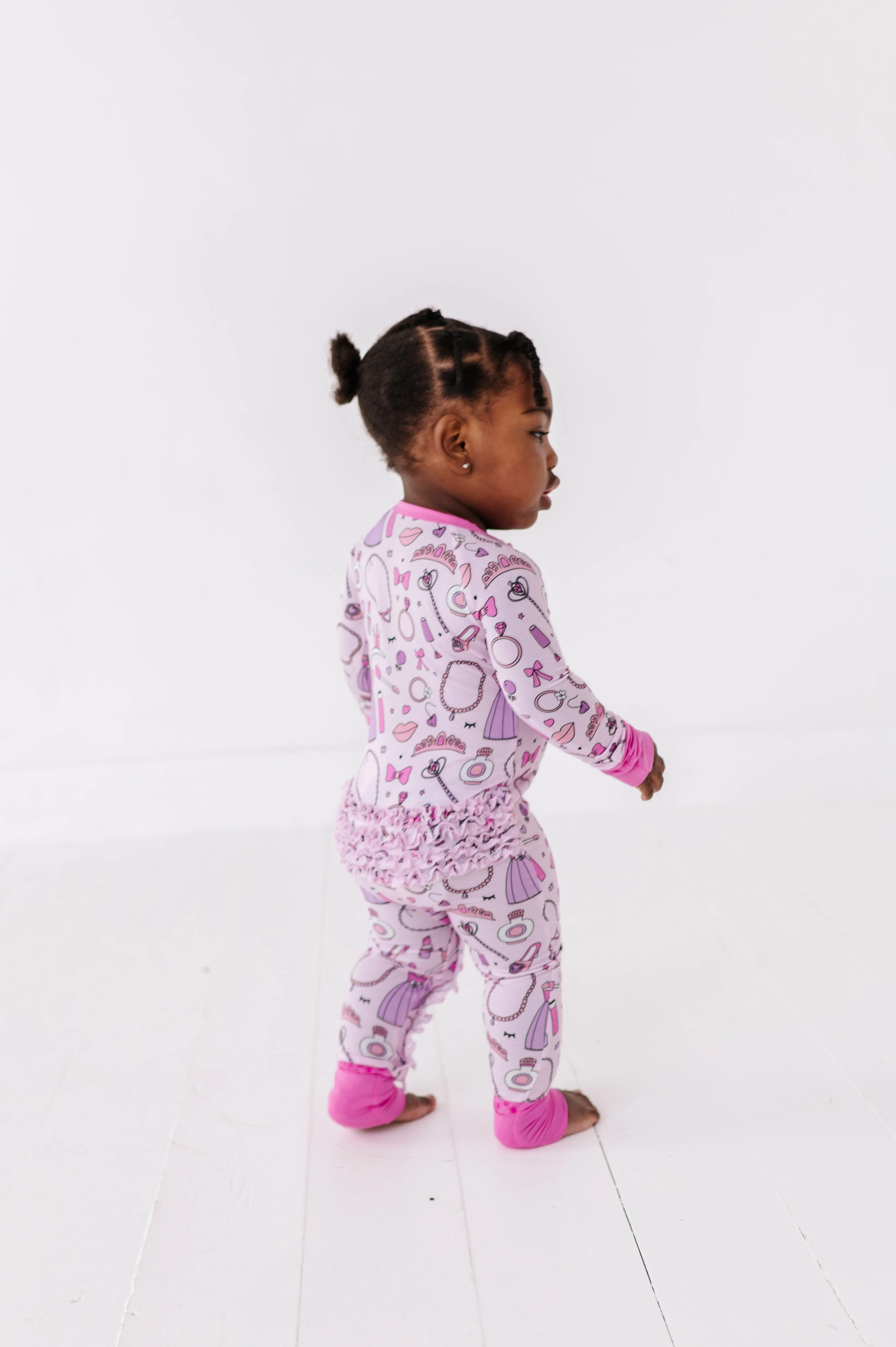 Sleeping Cutie Convertible Footies with Ruffle