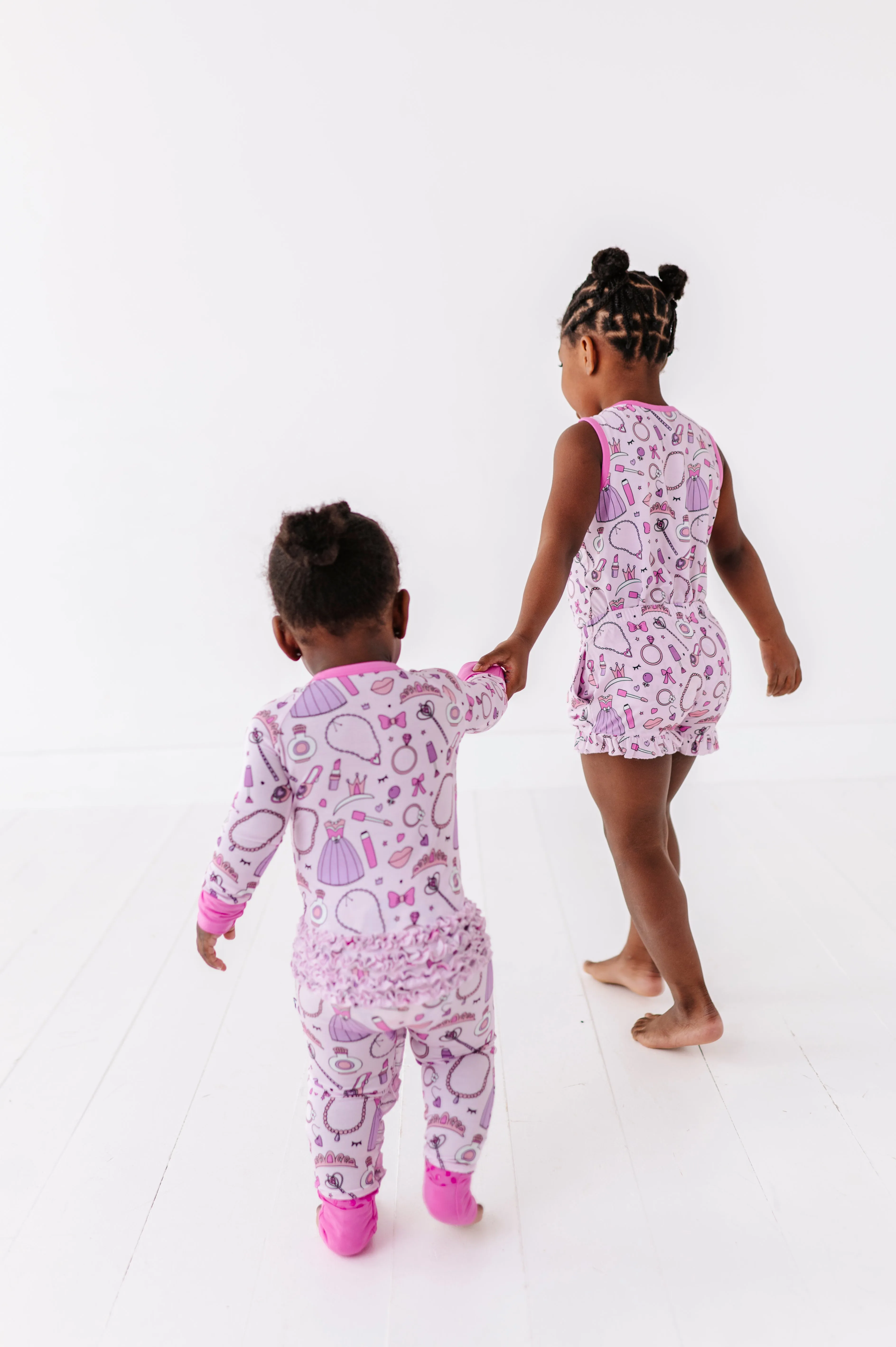 Sleeping Cutie Convertible Footies with Ruffle