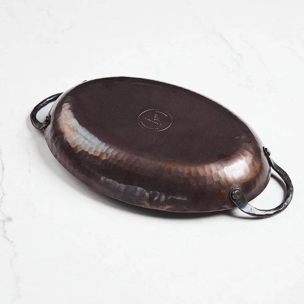 Smithey Carbon Steel Oval Roaster