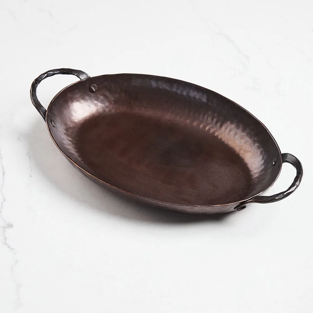 Smithey Carbon Steel Oval Roaster