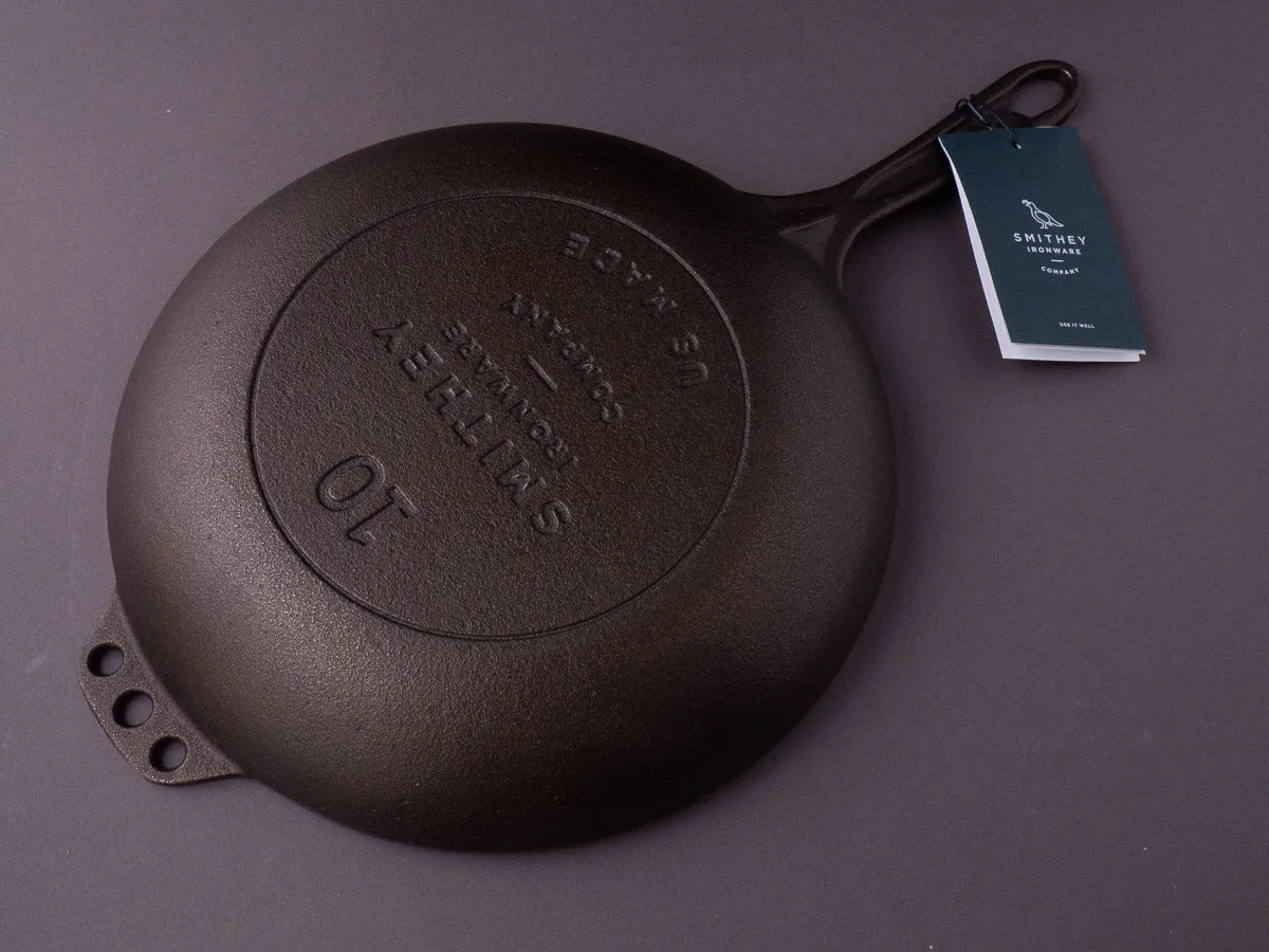 Smithey Ironware - Cast Iron - No. 10 Chef Skillet