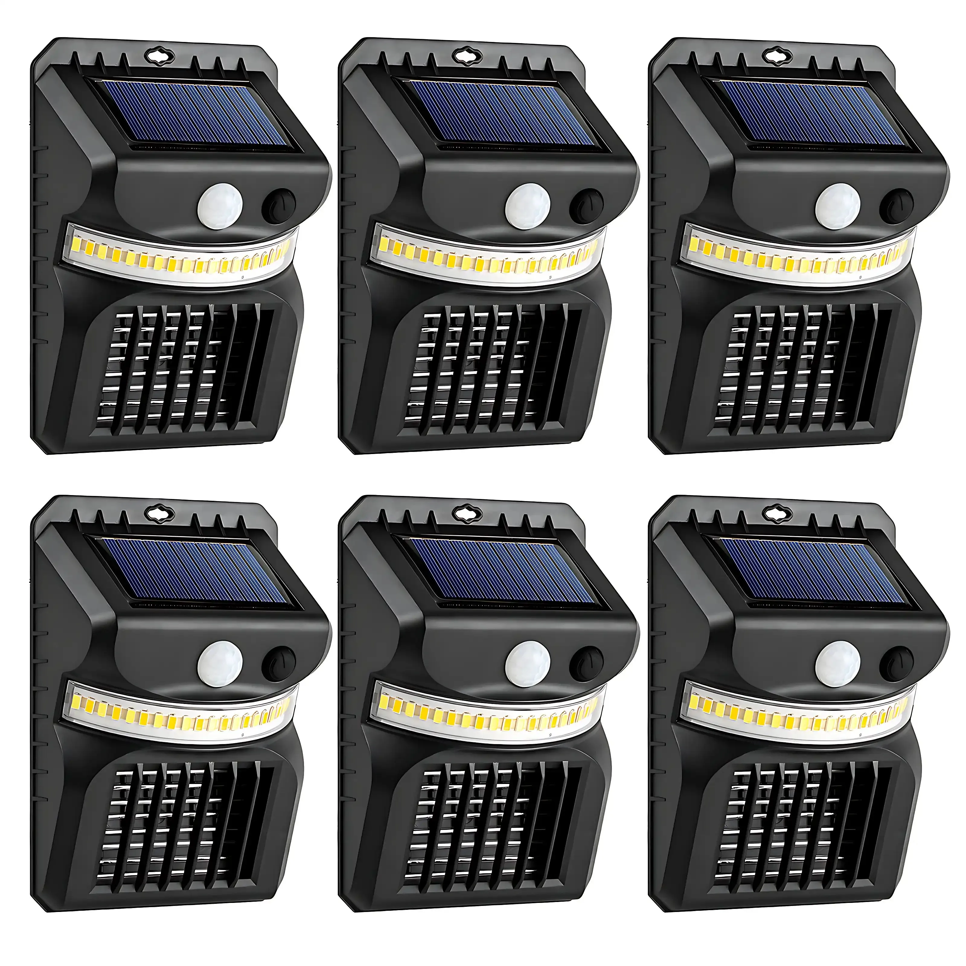 Solar Mosquito Zapper with Motion Sensor and 3-Color Garden Light