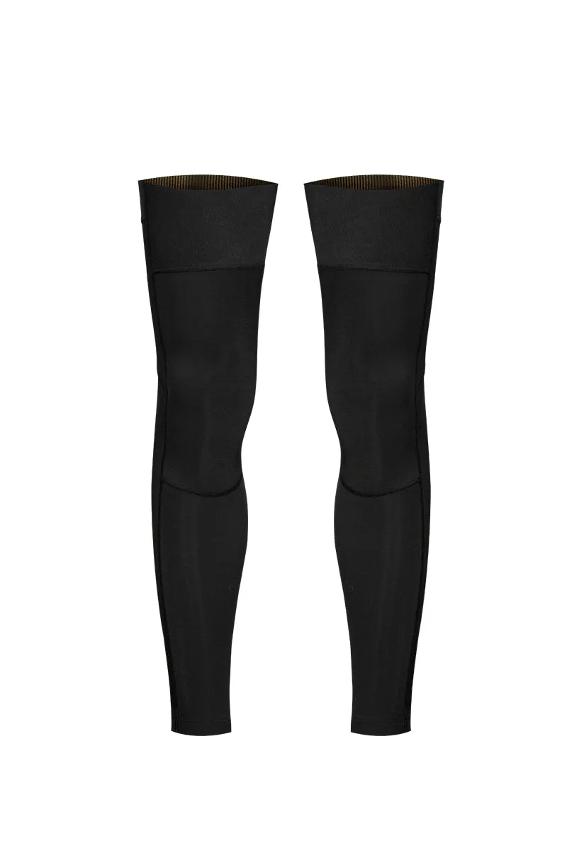 Thermal Shield Leg Warmers Black by Suarez