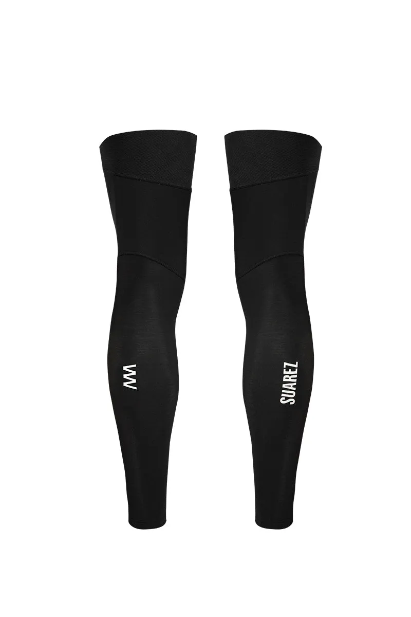 Thermal Shield Leg Warmers Black by Suarez