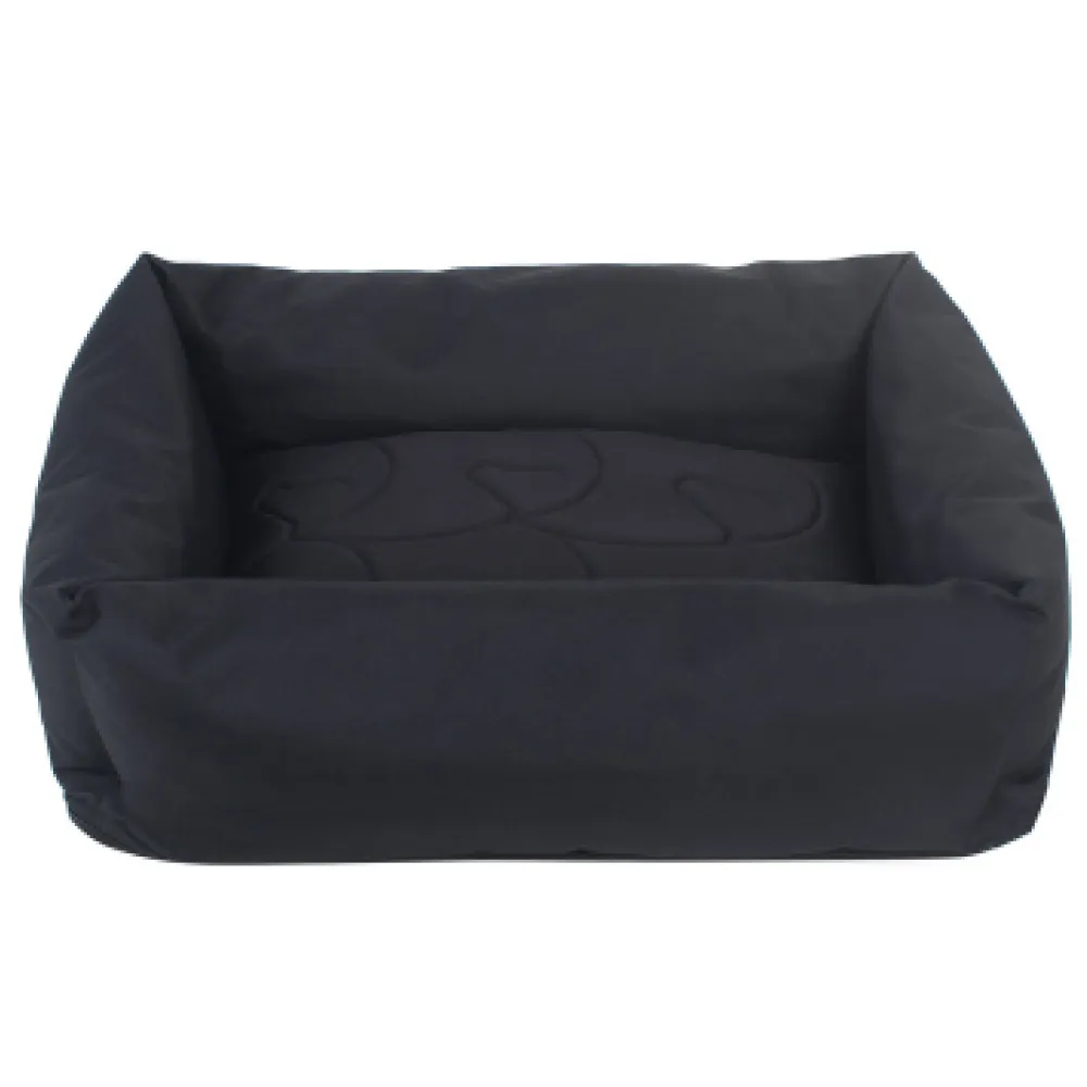 TopDog Premium Prime Lounger Bed for Dogs and Cats (Black) (Get a Toy Free)