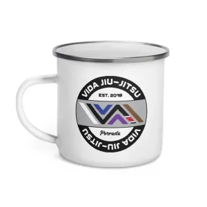 Vida Jiu-Jitsu Circle Logo Enamel Mug