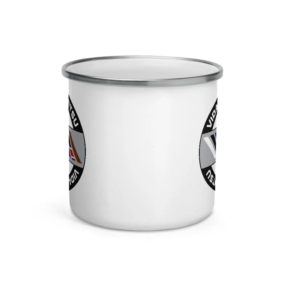 Vida Jiu-Jitsu Circle Logo Enamel Mug